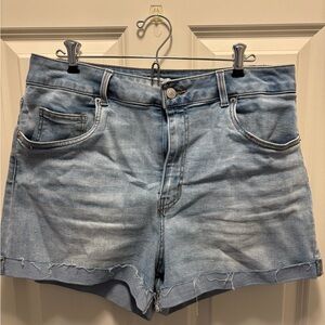 Refuge Light Blue Jean Shorts for Women